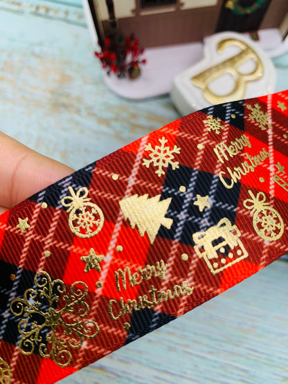 Cinta Foil temática navidad cantidad por metro . Modelo 11