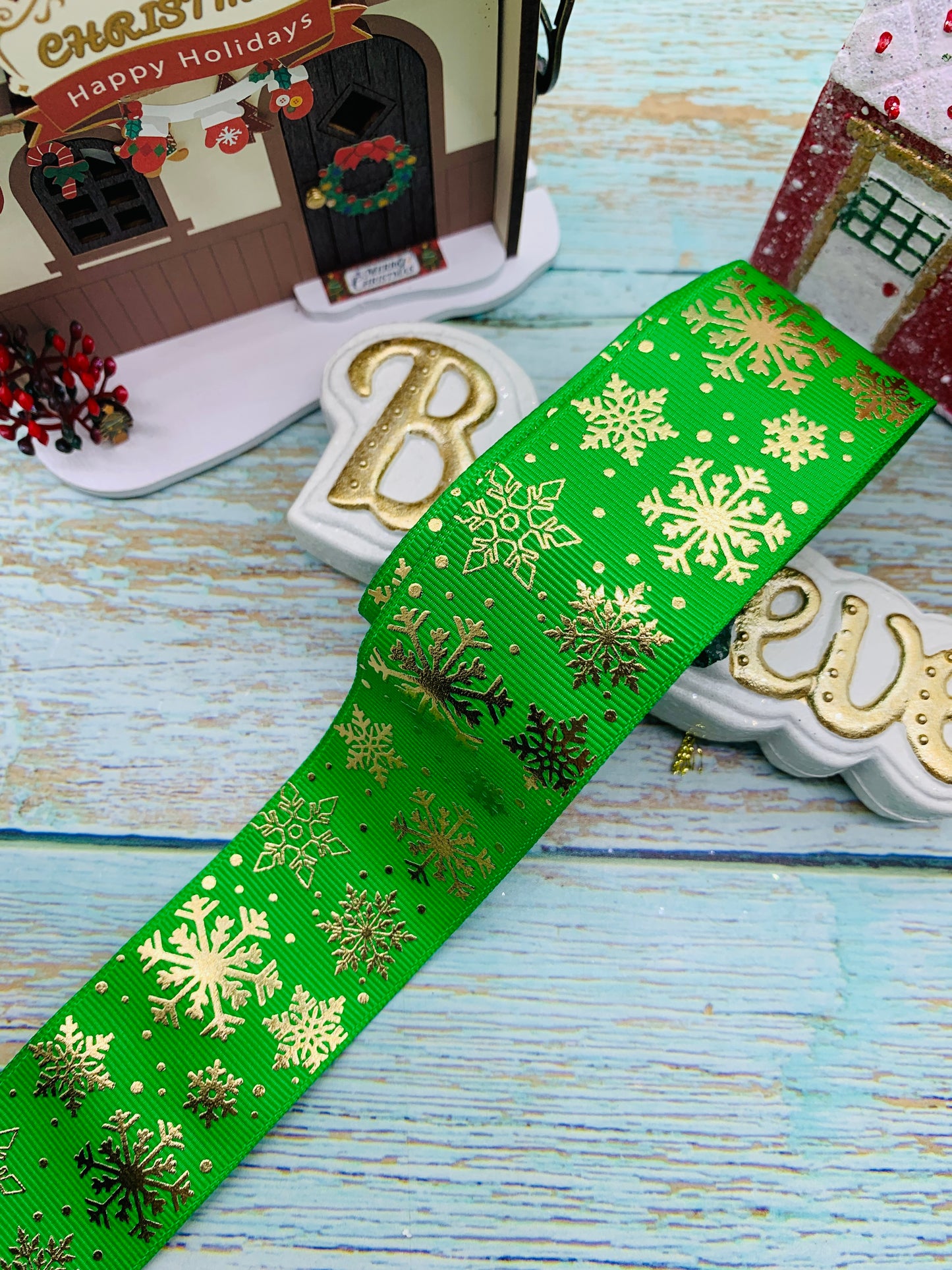 Cinta Foil temática navidad cantidad por metro . Modelo 12