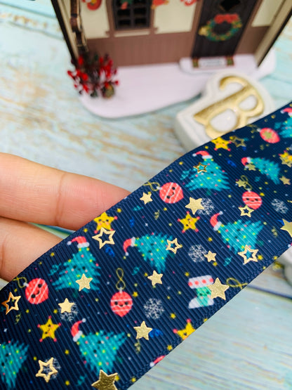 Cinta Foil temática navidad cantidad por metro . Modelo 13