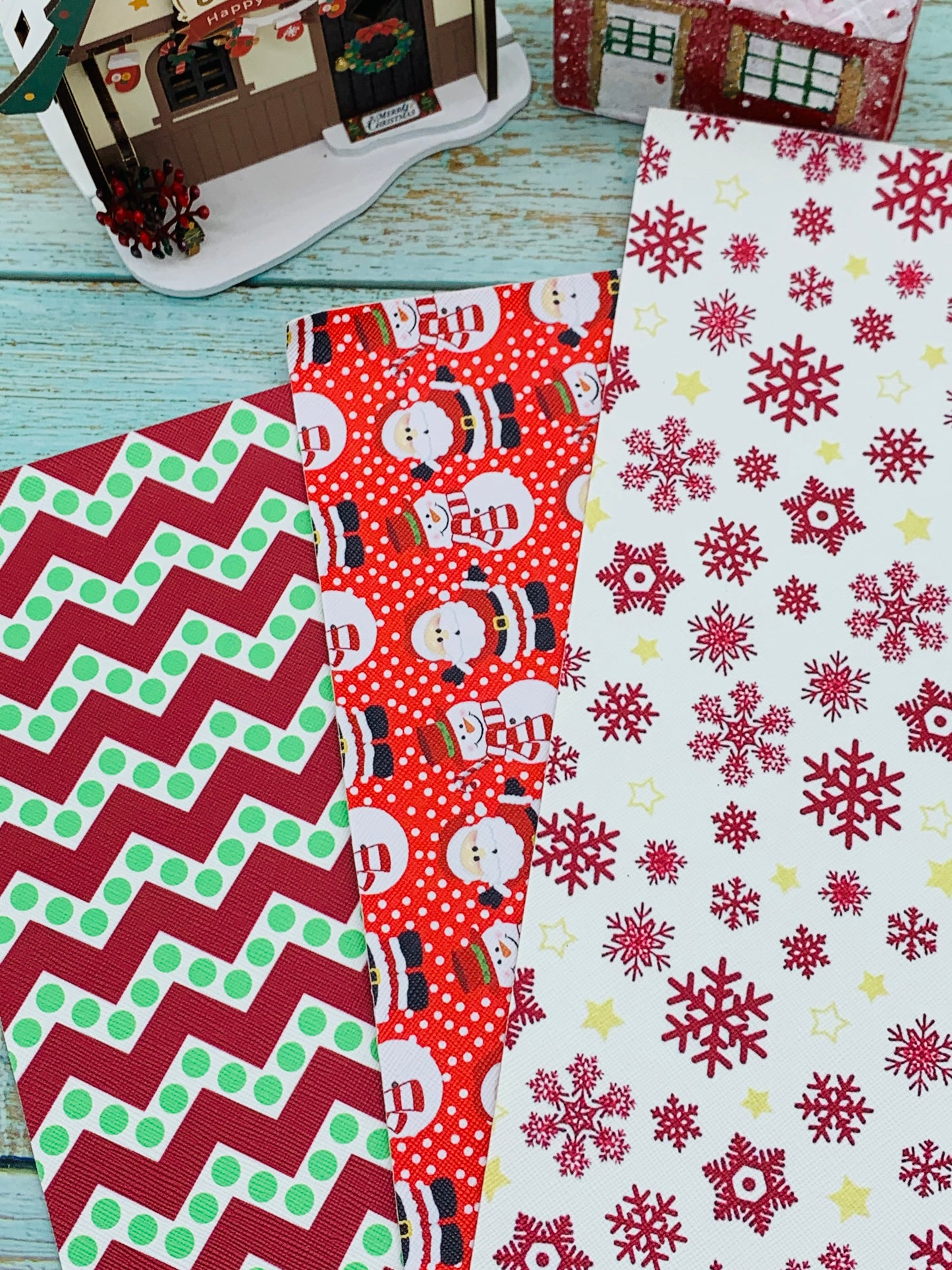 Vinil temática navideña Set 3 unidades diferentes diseños MOD02