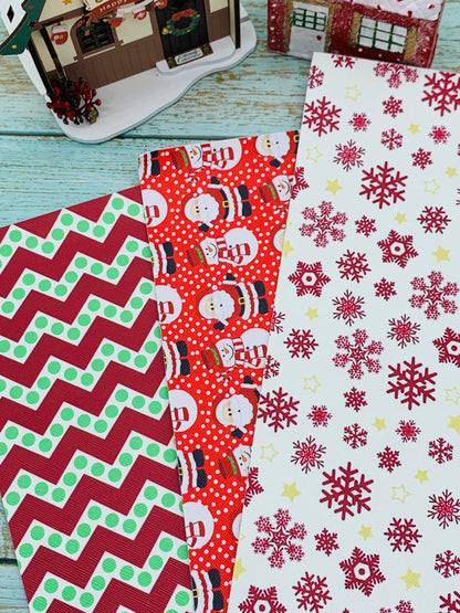 Vinil temática navideña Set 3 unidades diferentes diseños MOD02