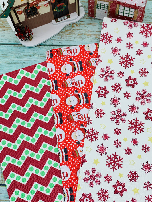 Vinil temática navideña Set 3 unidades diferentes diseños MOD02