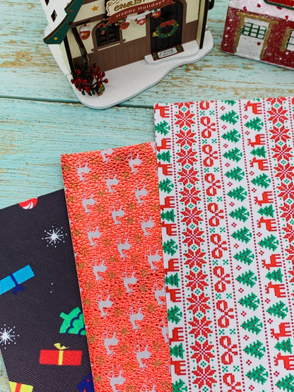 Vinil temática navideña Set 3 unidades diferentes diseños MOD04