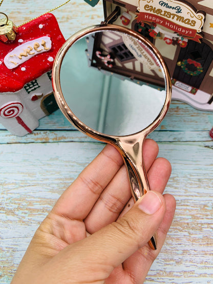 Espejito básico de mango color bronce pequeño Modelo 17