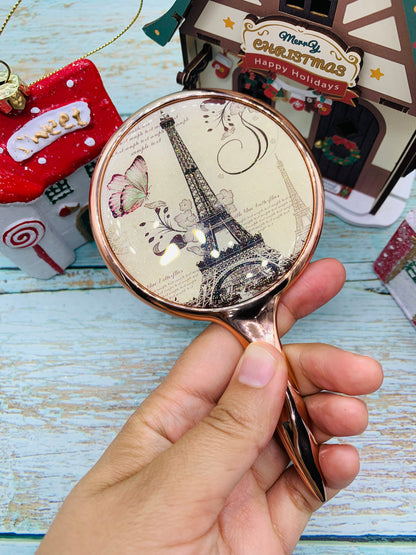 Espejito básico de mango color bronce pequeño Modelo 17