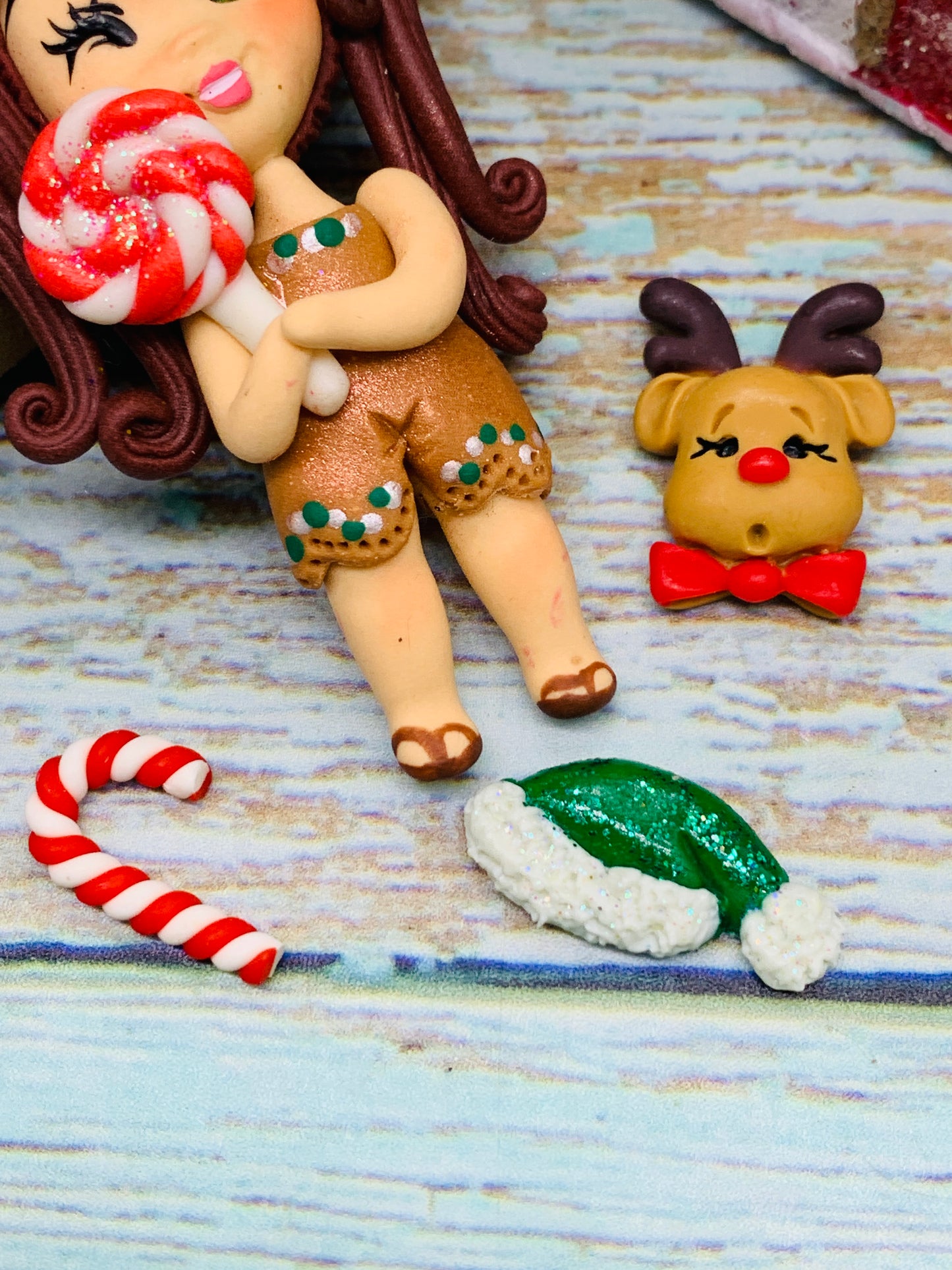 Porcelana temática Navidad Niñitas + complementos Modelo 28