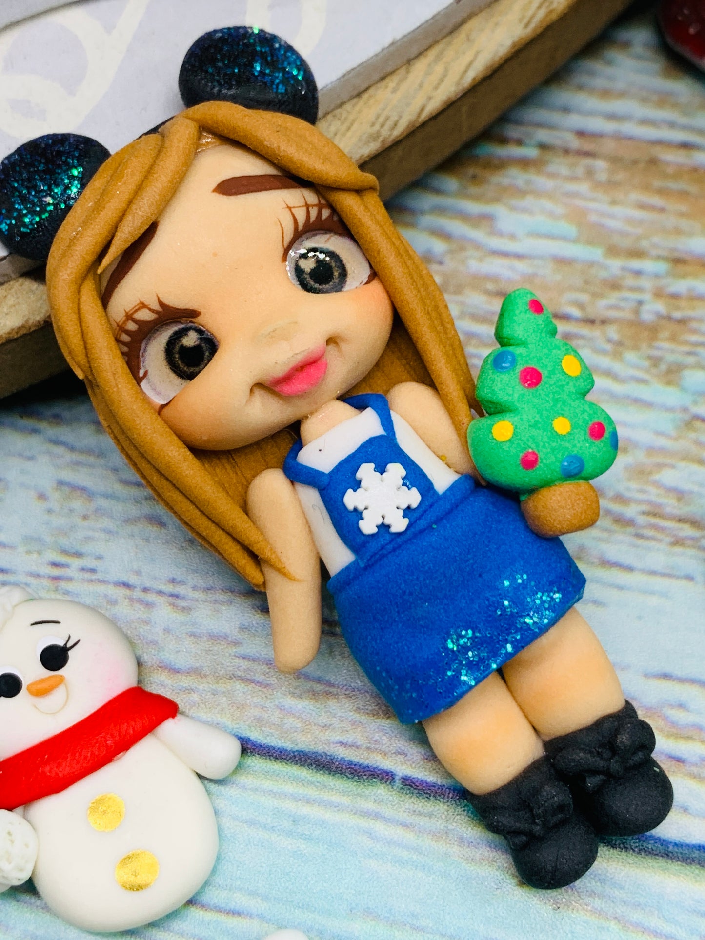 Porcelana temática Navidad Niñitas + complementos Modelo 39