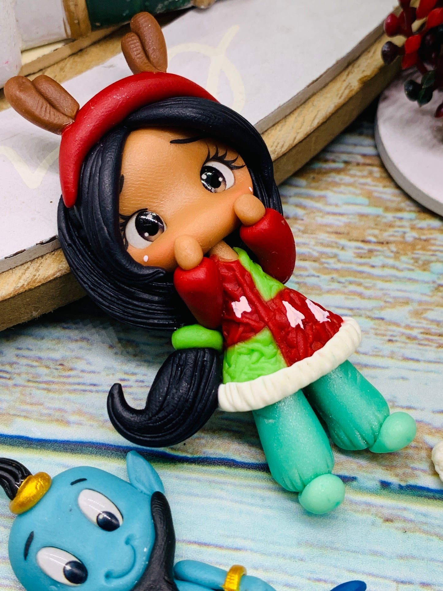 Porcelana temática Navidad Princesas + complementos Modelo 43 Jazmin Aladin