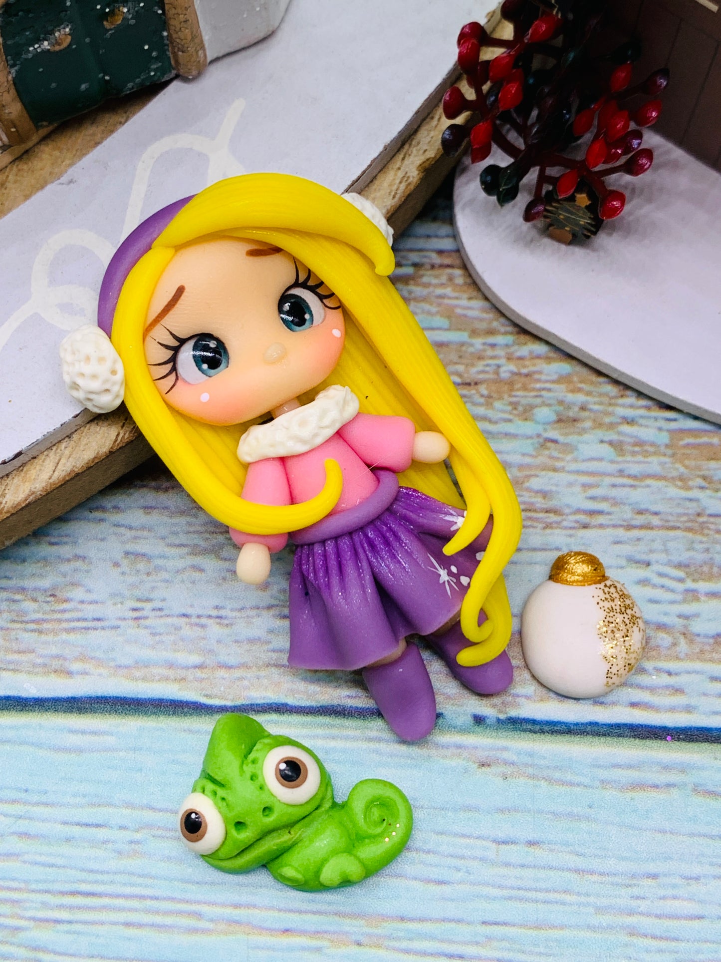 Porcelana temática Navidad Princesas + complementos Modelo 42 Enredados