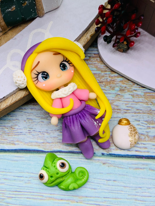 Porcelana temática Navidad Princesas + complementos Modelo 42 Enredados