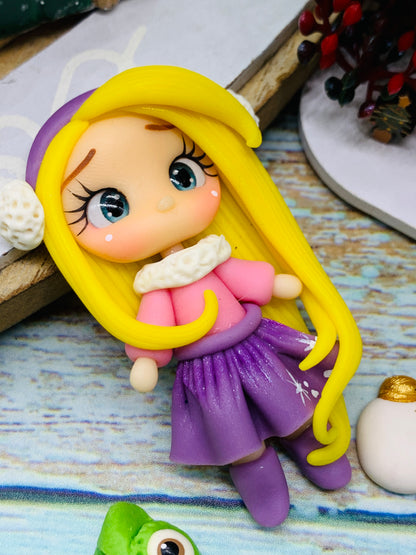 Porcelana temática Navidad Princesas + complementos Modelo 42 Enredados