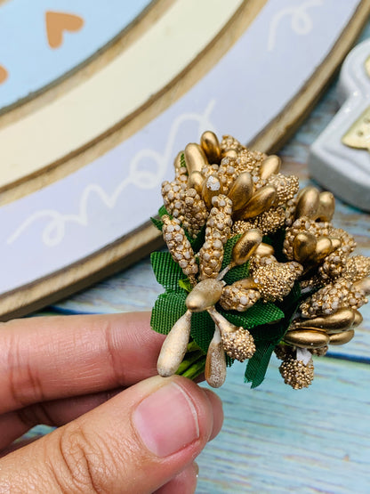 Ramo Pistilos dorado ( 12 unidades)