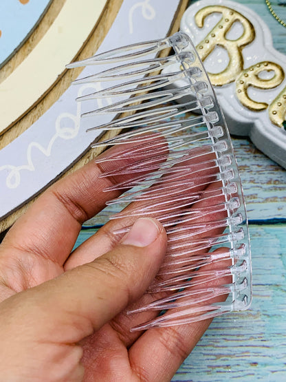 Peineta 3 tamaños de largo : Grande (15 cm) , Mediana (9 cm) y Pequeña (7 cm)