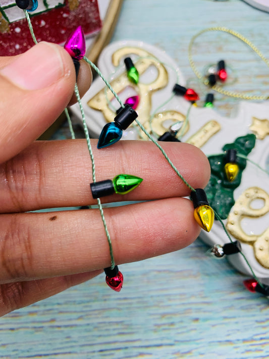 Cuenta estilo navideña 90 cm de largo