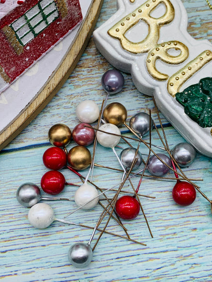 Paquete Pistilos Bolitas Colores Surtidos ( 12 und)