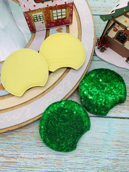 2 pares diferentes de Orejitas Navideñas 8cm MOD01