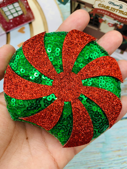 2 pares diferentes de Orejitas Navideñas 8cm MOD01