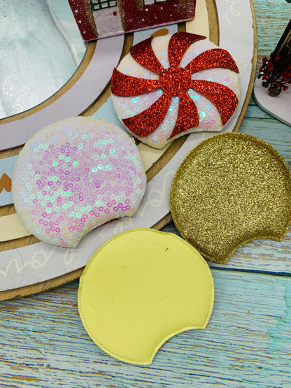 2 pares diferentes de Orejitas Navideñas 8cm MOD02