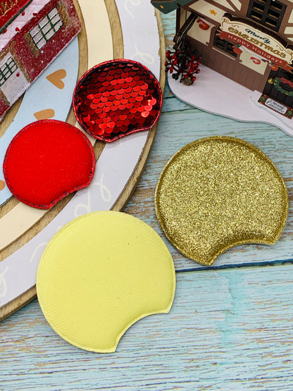 2 pares diferentes de Orejitas Navideñas 8cm MOD03