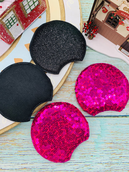 2 pares diferentes de Orejitas Navideñas 8cm MOD05