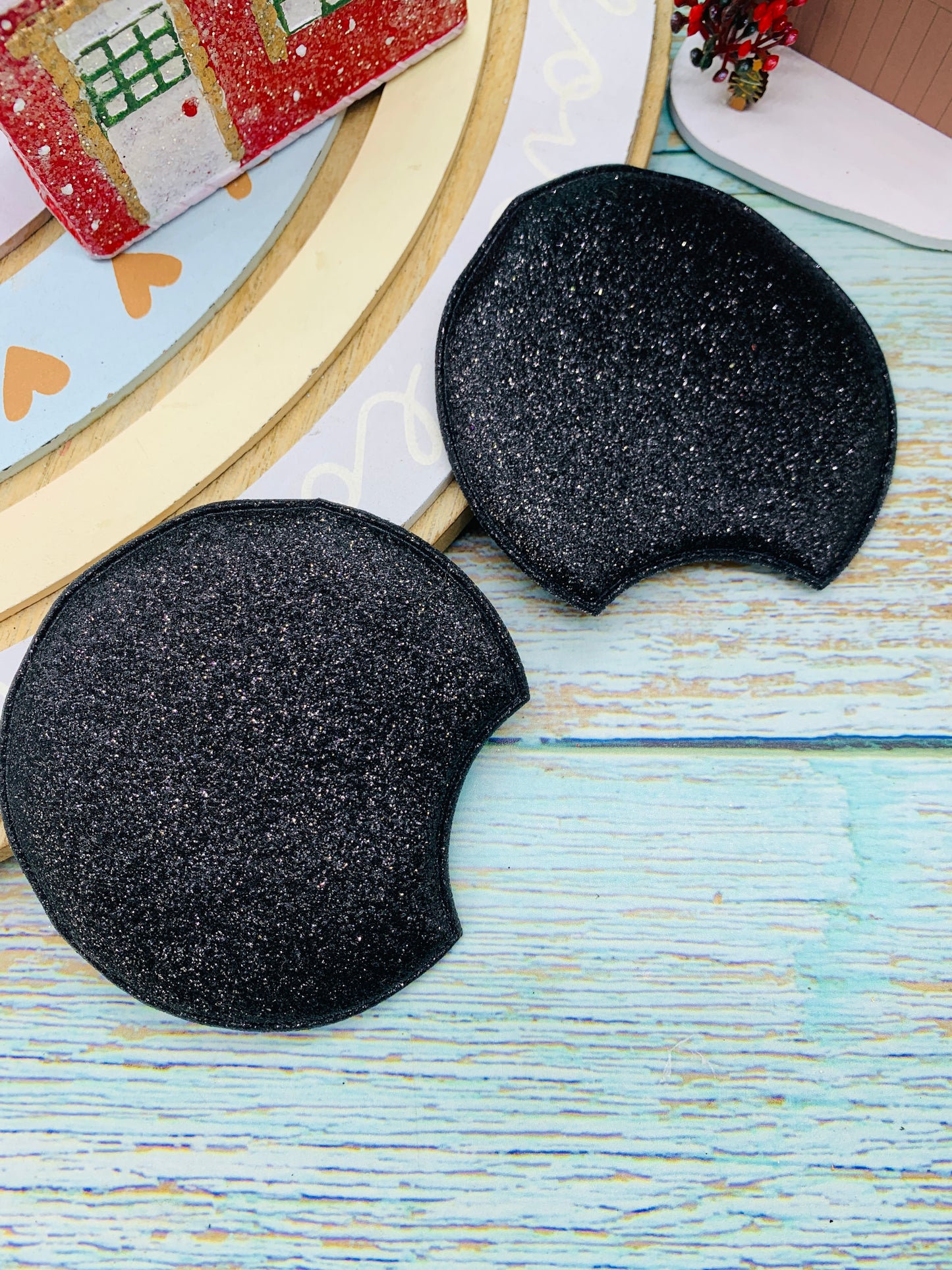 1 par de Orejitas Navideñas 8cm MOD07