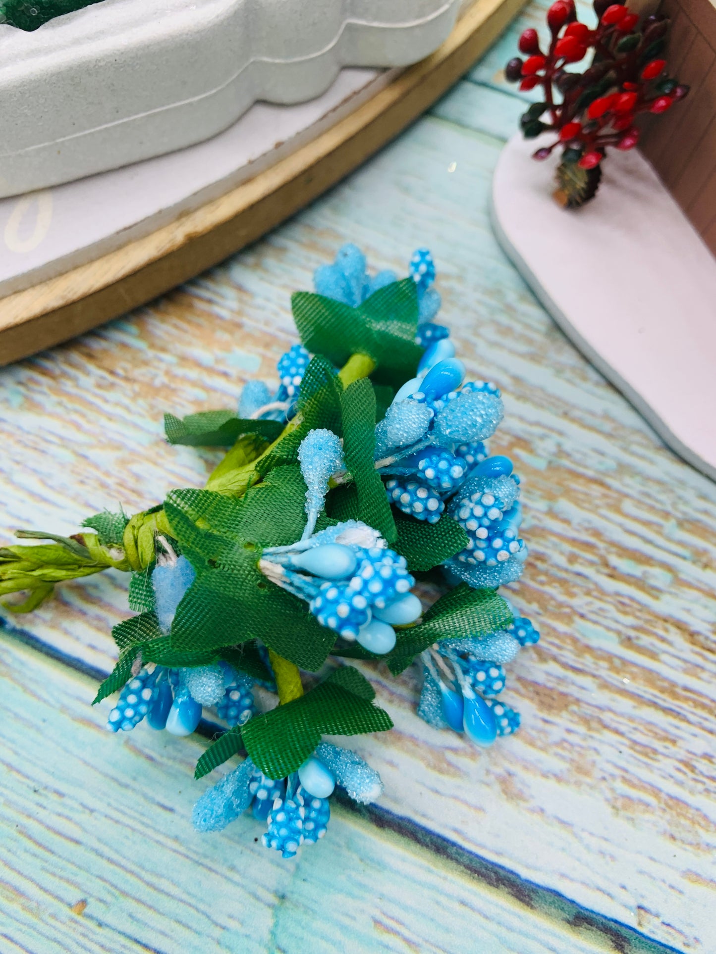 Ramo Pistilos dorado ( 10 unidades)