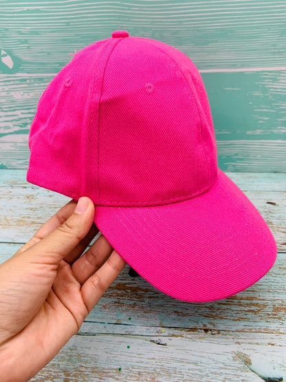 Gorra rosada tamaño niño MOD04