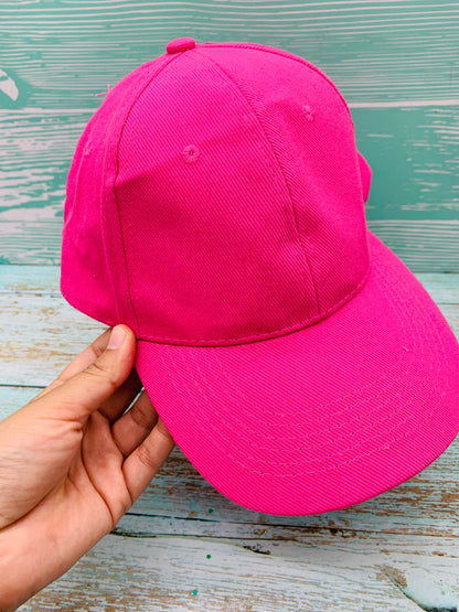 Gorra rosada tamaño niño MOD04