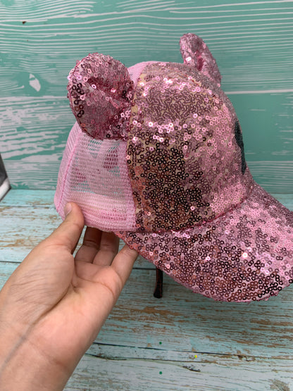 Gorra dorada de mini con lentejuelas tamaño niño MOD09