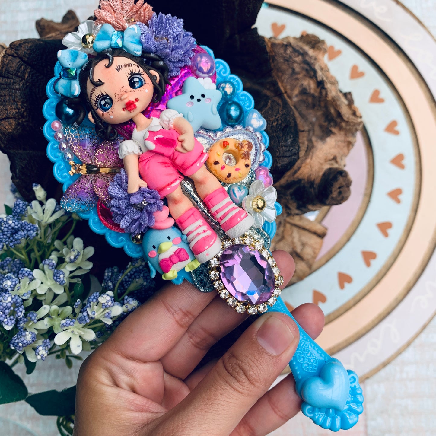 Espejito de mango coleccion Sanrio | TUXEDO SAM