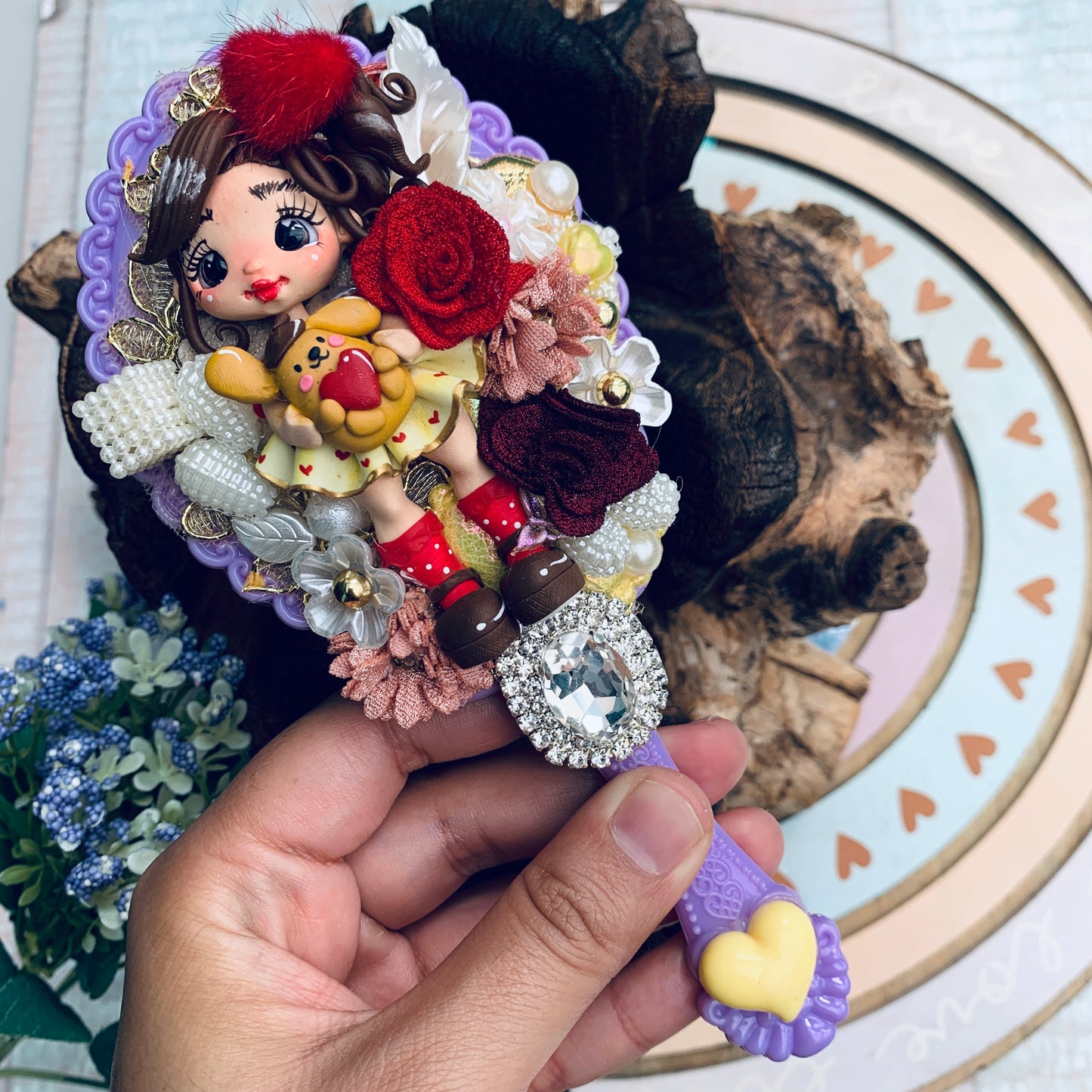 Espejito de mango coleccion Sanrio | POMPOMPURIN
