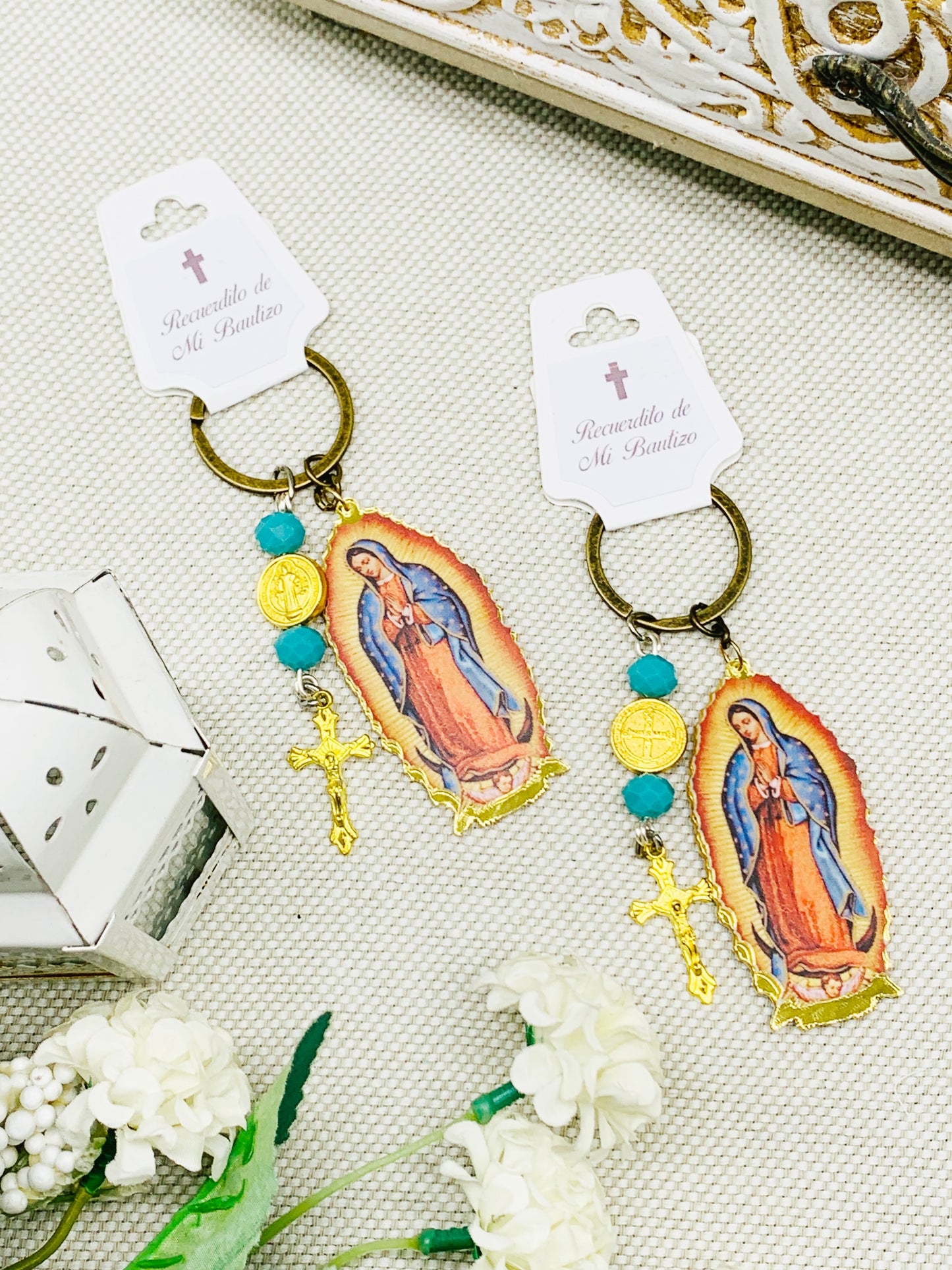 Llavero Rosa de Guadalupe