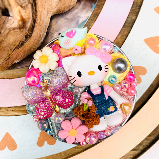 Espejito de bolsillo coleccion Sanrio | HELLO KITTY-OVERALL