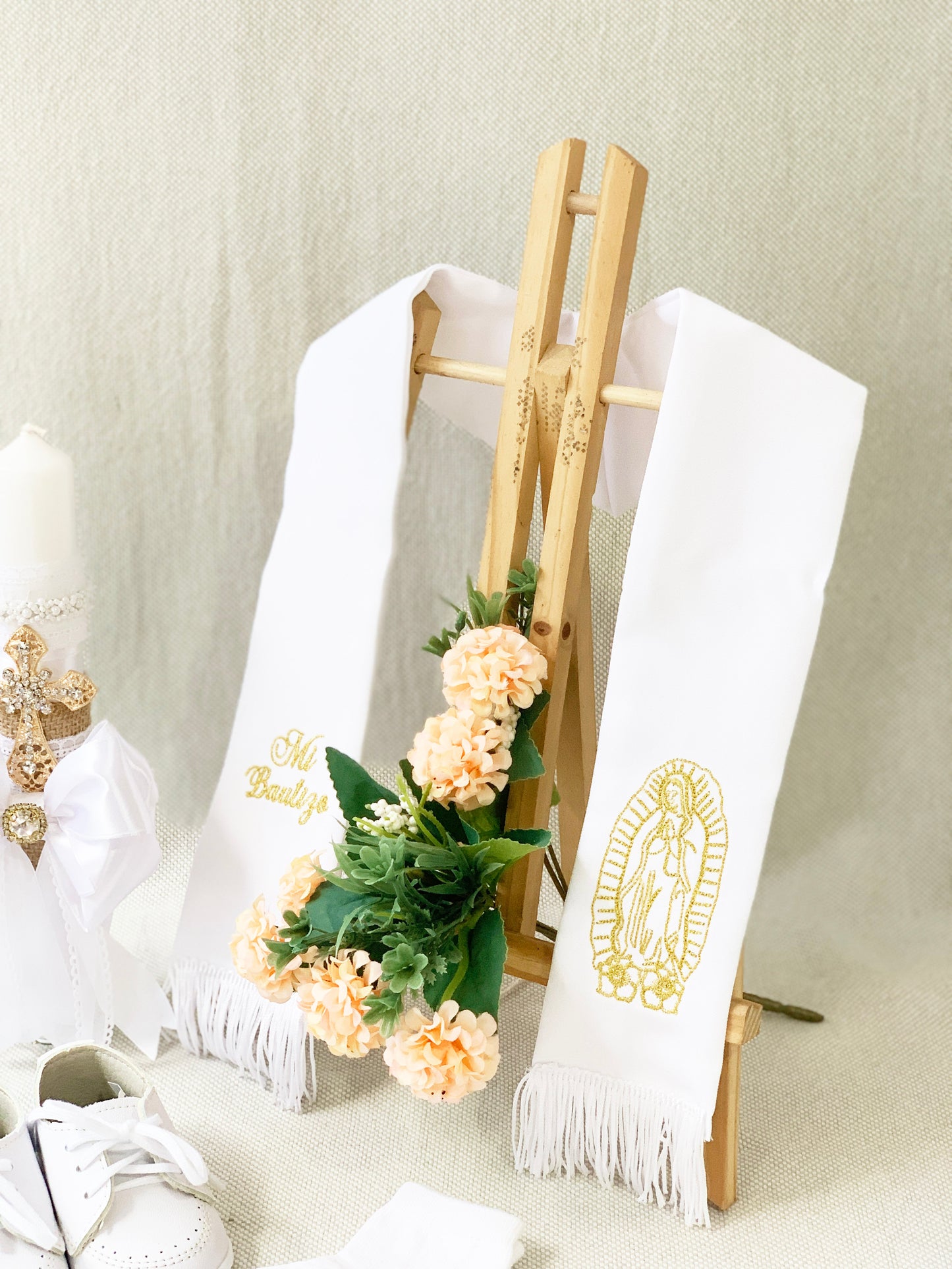 Paquete Set bautismal Virgencita de Guadalupe Modelo 2