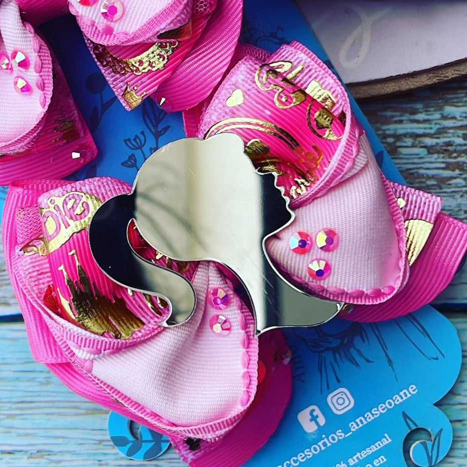 Par de Lazos temático Barbie