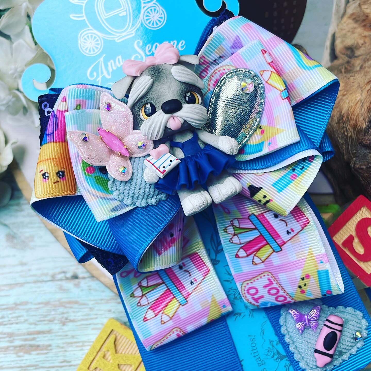 Lazo temático Escolares | Perritos