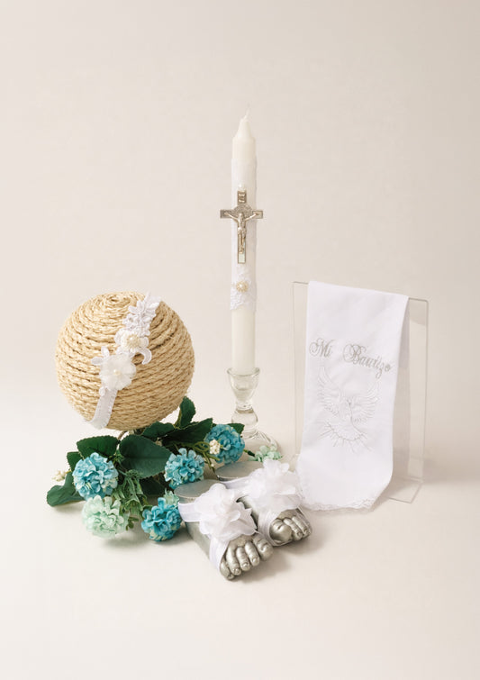 Paquete Set bautismal Espíritu Santo Modelo 6