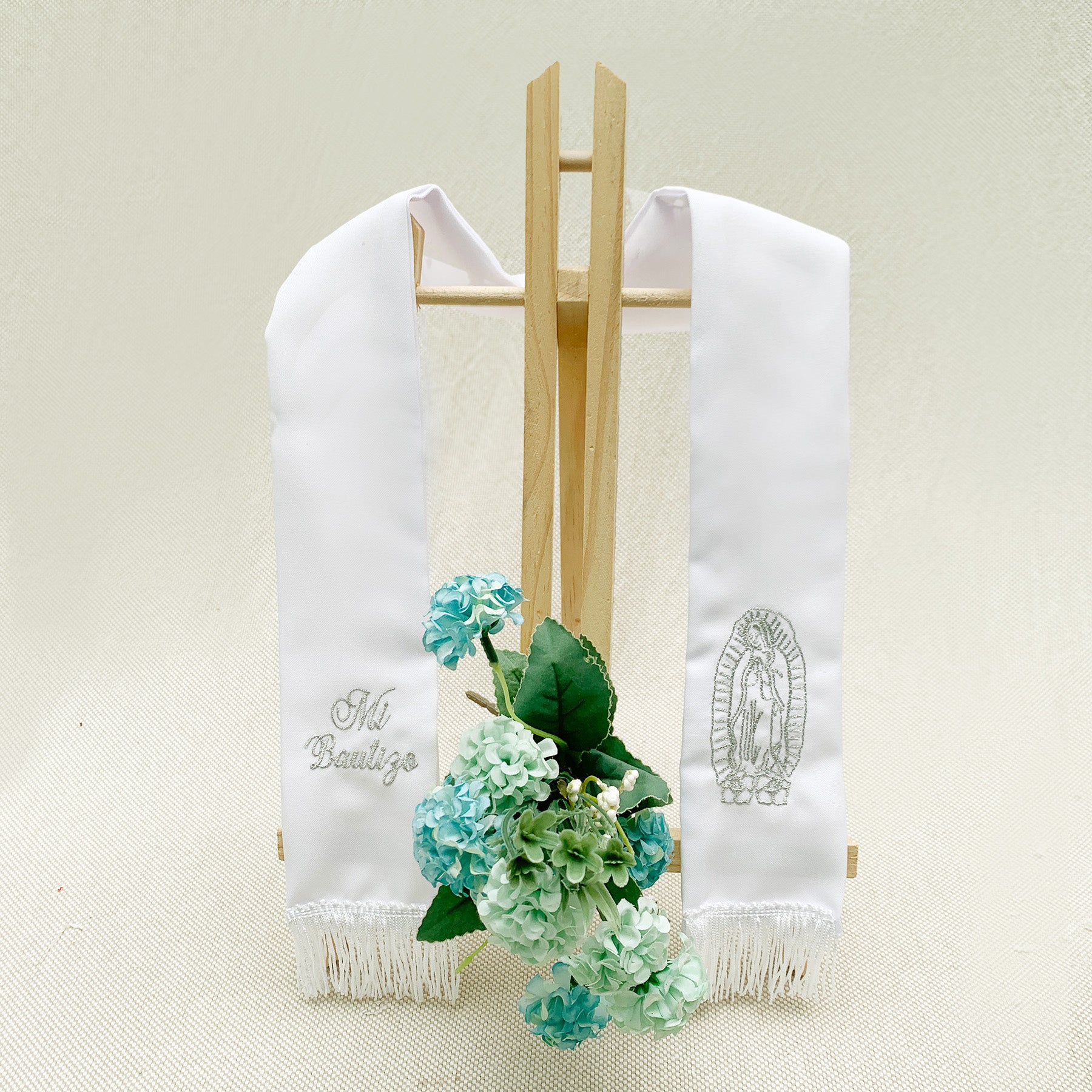 20%OFF Estola Virgencita de Guadalupe dorado o plateado