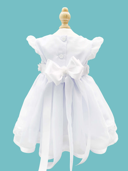 Vestido 3 piezas corte de princesa + cinturón + calzoncito. Colección Ángel de la guarda Estilo 2