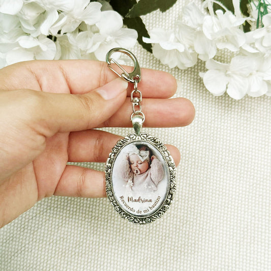 Llavero personalizado con foto de bebé