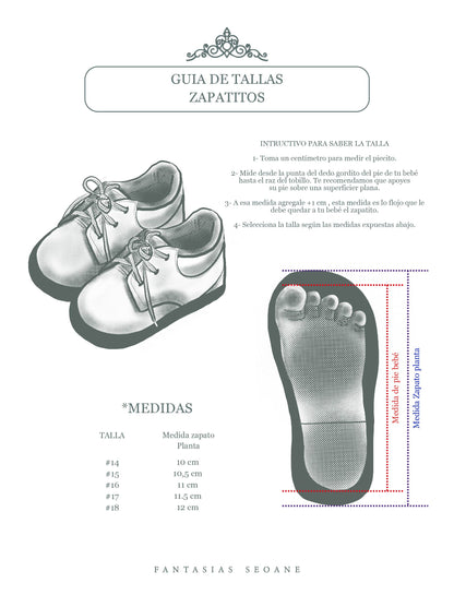 Zapato con velcro