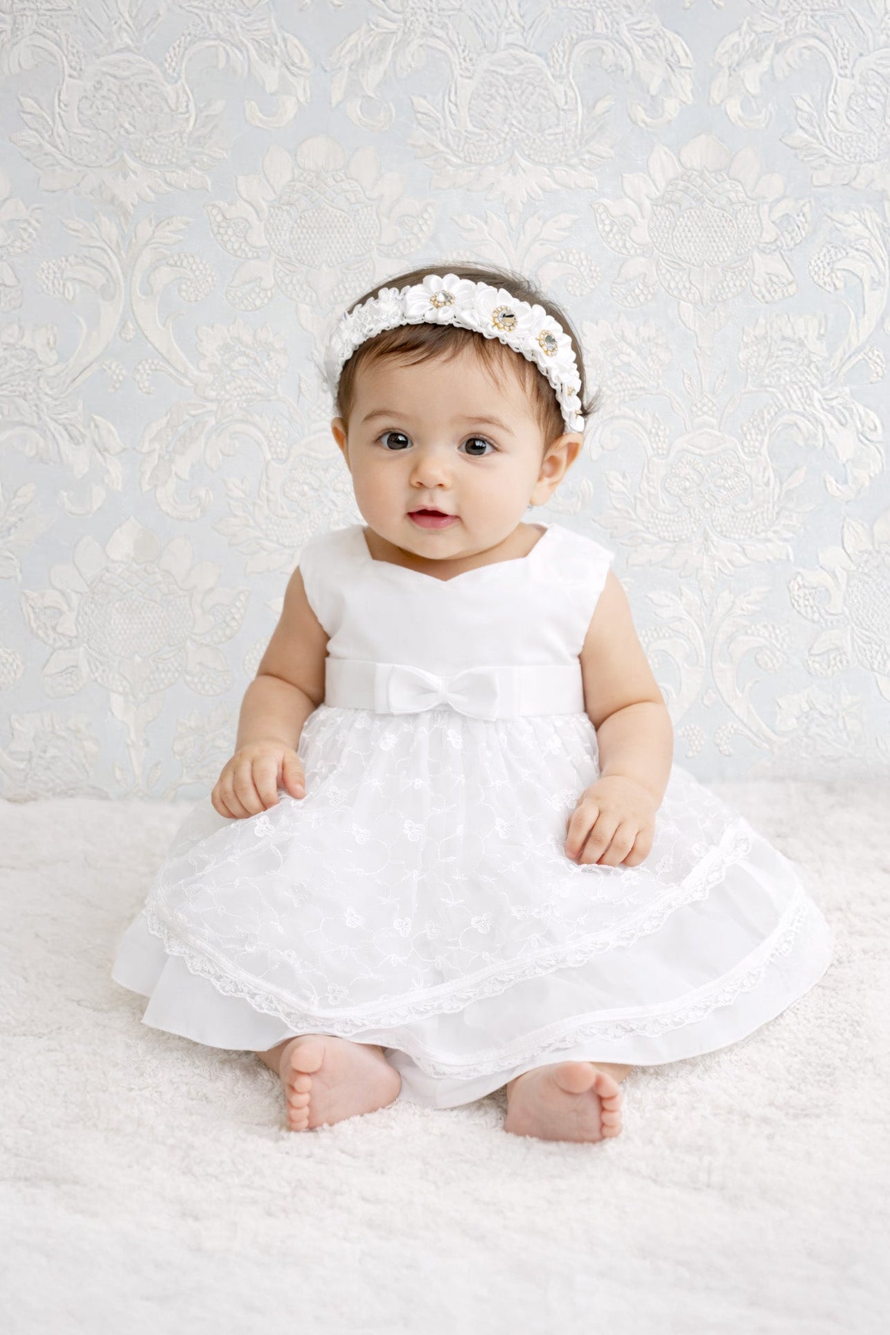 Vestido de corte diagonal