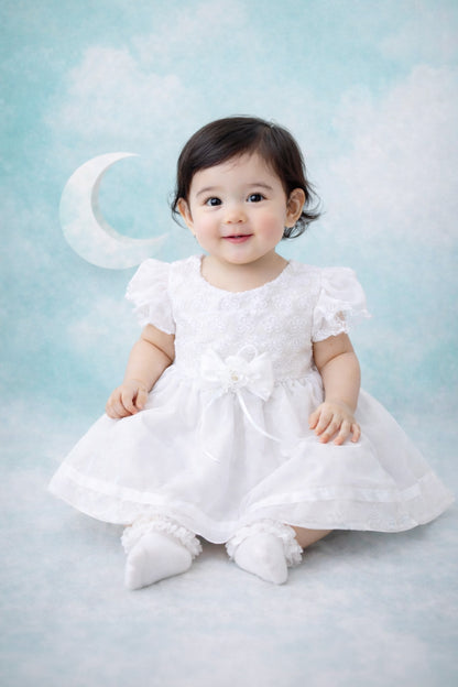 Vestido de manguita bombacha