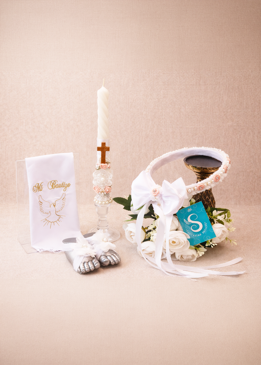 Paquete Set bautismal Espíritu Santo Modelo 12