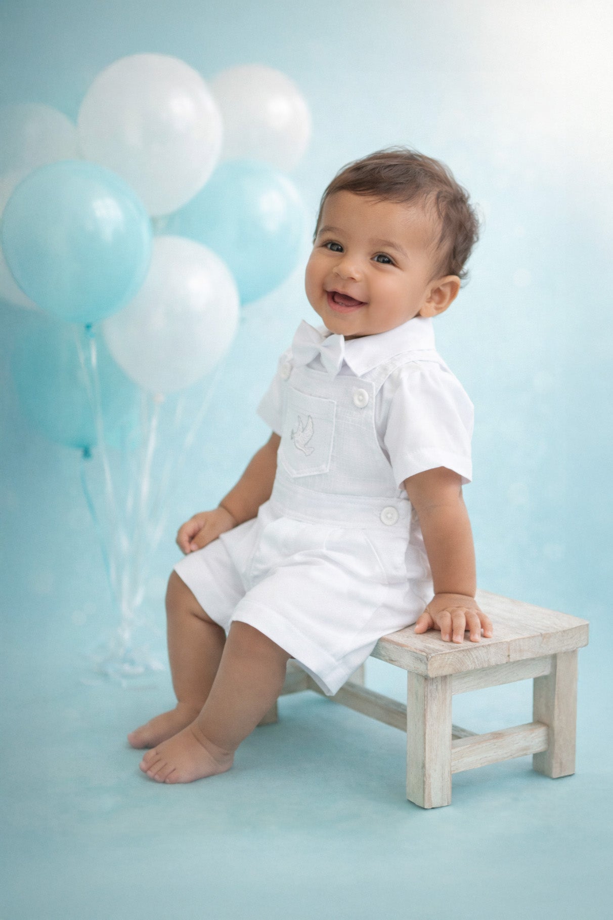 Overall 3 piezas peto piel de elefante estilo short