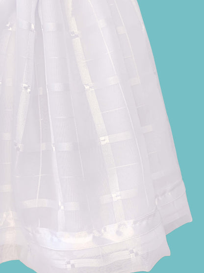 Vestido desmangado con detalle mini rosa falda cuadriculada