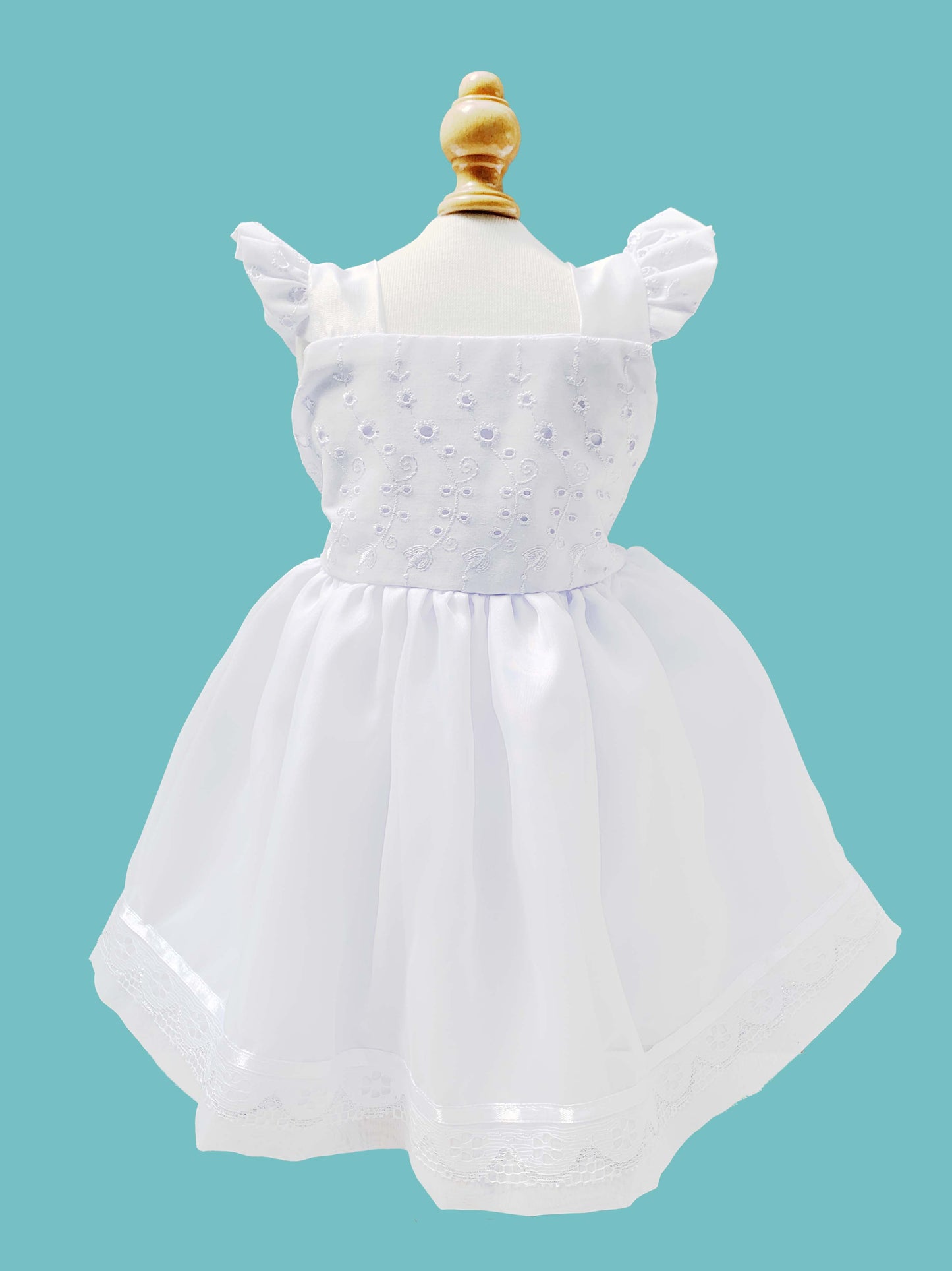 Vestido con tirante grueso vuelito