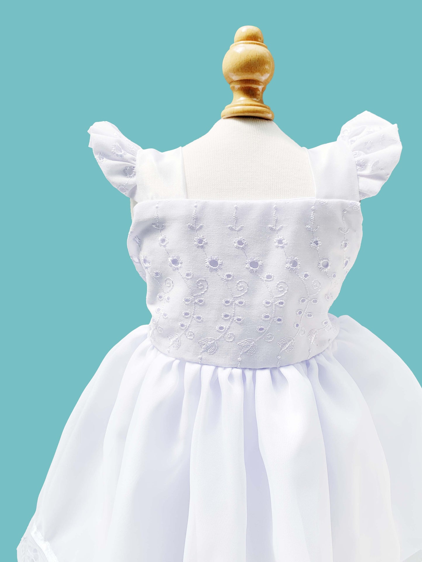 Vestido con tirante grueso vuelito