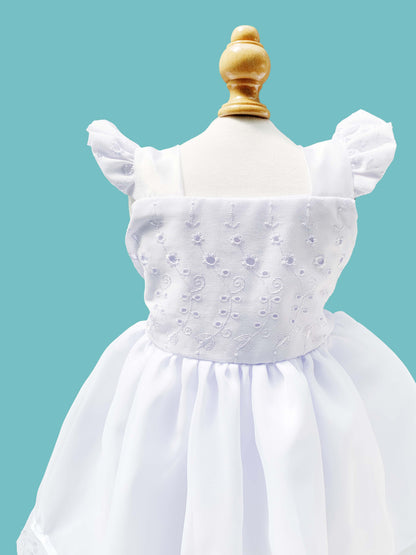 Vestido con tirante grueso vuelito