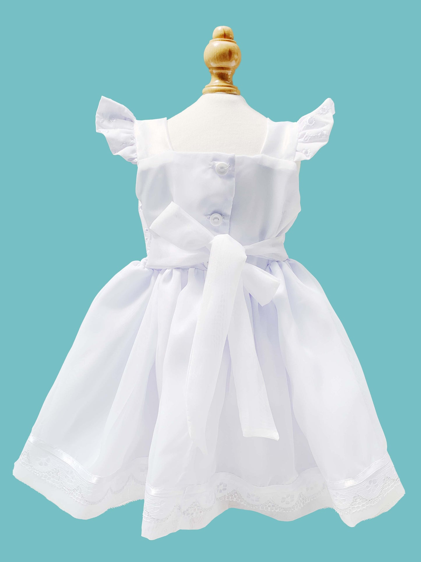 Vestido con tirante grueso vuelito